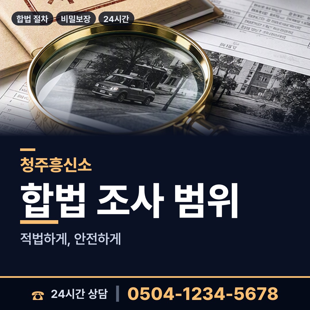 청주 분평동 상간증거 상담 안내